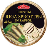 Riga Sprats in Oil (Dovgan) 160g - Parthenon Foods