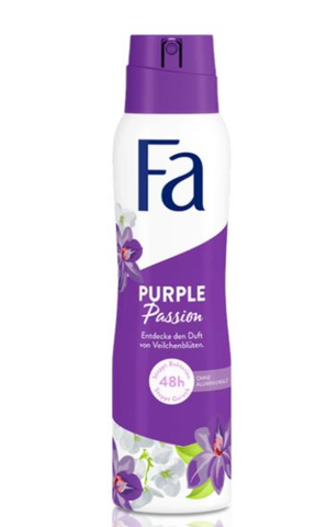 Fa Spray Deodorant, Purple Passion, 150ml - Parthenon Foods