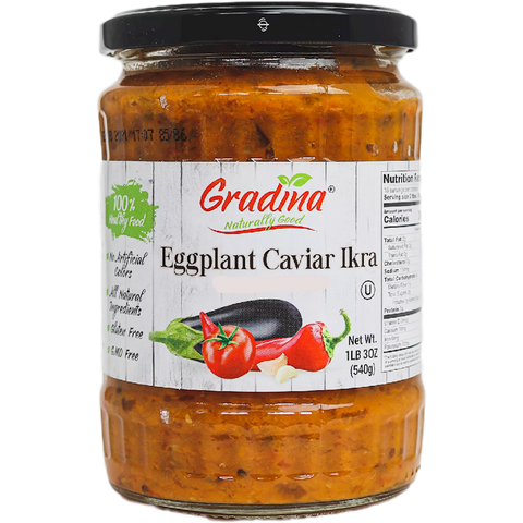 Eggplant Caviar Ikra (Gradina) 19 oz - Parthenon Foods