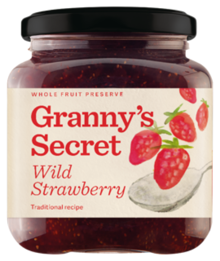 Granny's Strawberry Preserve, 375g – Parthenon Foods