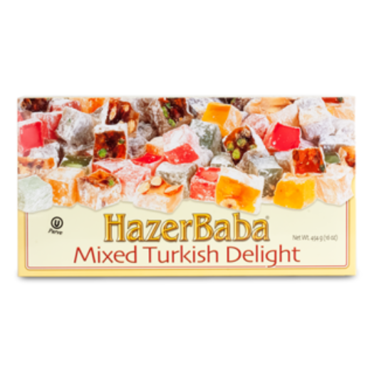 Hazer Baba Turkish Delight Mixed, 16 oz Parthenon Foods