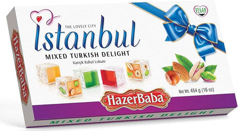Hazer Baba Turkish Delight Mixed, 16 oz - Parthenon Foods