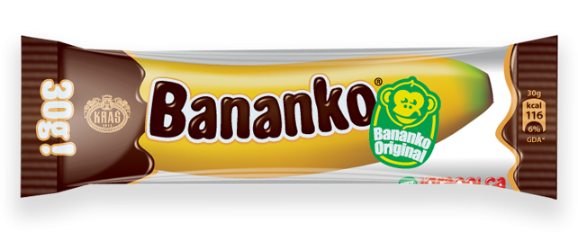 Bananko - Chocolate Covered Banana Flavored Dessert, 30g