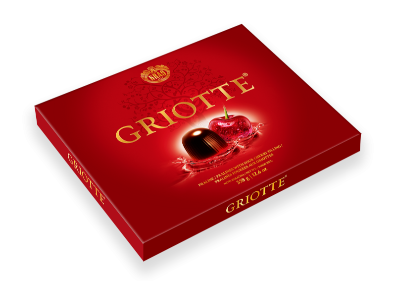 Griotte, (kras) 358g, Chocolates Filled with Sour Cherry in