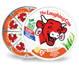 Laughing Cow Creamy Asiago Spreadable Cheese Wedges 8 pieces, 5.4 oz - Parthenon Foods