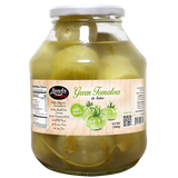 Green Tomatoes in Brine (Livada) 56.4 oz (1600 g) - Parthenon Foods