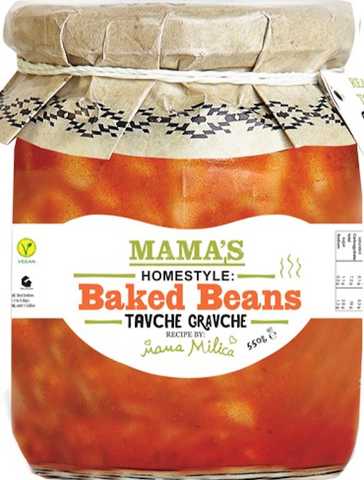 Mama's Home Style Baked Beans 20 oz - Parthenon Foods