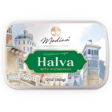 Halva with Pistachios (Medina) 12 oz (350g) - Parthenon Foods