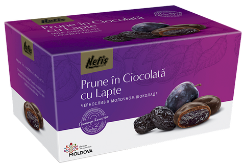 Milk Chocolate Covered Prunes (Nefis) 200g - Parthenon Foods