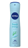 Nivea Spray Deodorant, Energy Fresh, 150ml - Parthenon Foods