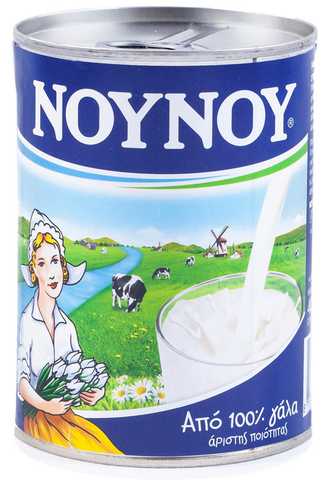 NOYNOY Evaporated Milk, Full Cream, 410g - Parthenon Foods