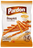 Pretzel Salted Sticks filled with Peanut Butter, Stapici KIKIRIKIJEM (Pardon) 40g - Parthenon Foods