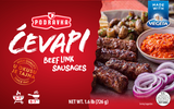 Cevapi Beef Link Sausages (Podravka) 1.6 Lbs - Parthenon Foods