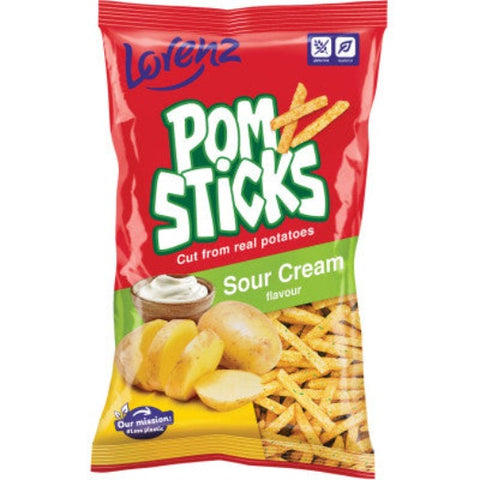 Pomsticks, Sour Cream (Lorenz) 3.5 oz (100g) - Parthenon Foods