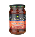 Sundried Tomatoes with Garlic and herbs (Tassos) 12 oz - Parthenon Foods