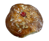 Greek Easter Bread, Tsoureki with Red Chocolate Egg and Almonds, 1 lb
