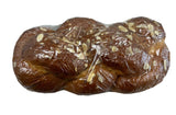 Greek Sweet Bread, Long, Tsoureki, 1lb with Almonds