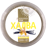 Sunflower Seed Halva, Vanilla (Zolotoi Vek) 550g - Parthenon Foods