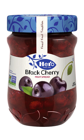 Hero Black Cherry Preserve, 12oz - Parthenon Foods