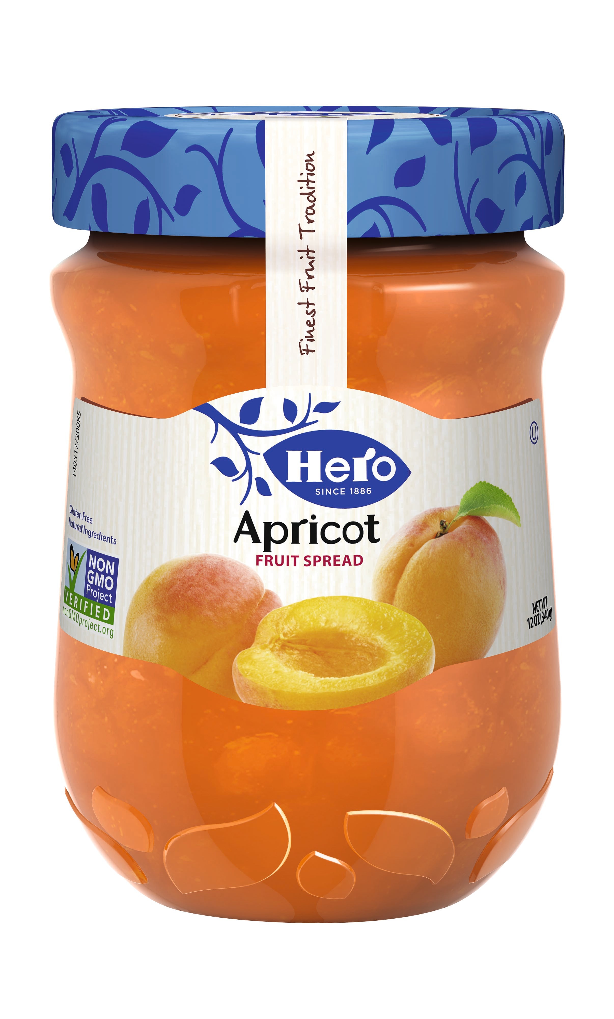 Hero Apricot Preserve, 12oz – Parthenon Foods