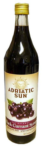 Black Currant Syrup (AdriaticSun) 33.8 fl oz (1L) - Parthenon Foods