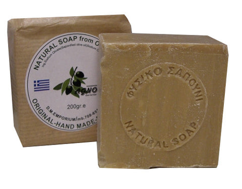 Natural Soap from Olive Oil (Agno) 200g - Parthenon Foods