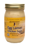 Egg Lemon Chicken Soup with Rice (Athenian) 16 oz Jar - Parthenon Foods