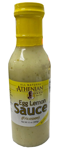 Egg Lemon Sauce, Fricassee (Athenian Foods) 12 oz (340g) - Parthenon Foods
