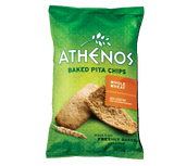 Baked Pita Chips, Whole Wheat (Athenos) 9 oz - Parthenon Foods