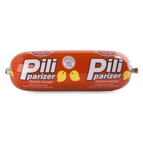PILI Chicken Sausage, Fully Cooked - PILI Parizer (BaS) 1lb - Parthenon Foods