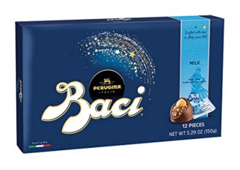 Baci - Italian Chocolates 5.29 oz (12 pieces) - MILK - Parthenon Foods