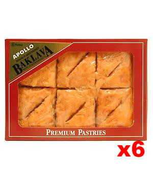 Baklava with Walnuts and Honey CASE 6x12pieces(22oz) - Parthenon Foods