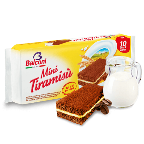 Tiramisu MINI Cakes 10pk, 300g - Parthenon Foods