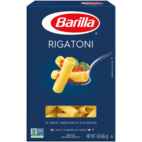 Barilla Rigatoni Pasta 1lb - Parthenon Foods