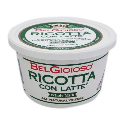 Ricotta Con Latte (BelGioioso) 16oz (453g) - Parthenon Foods