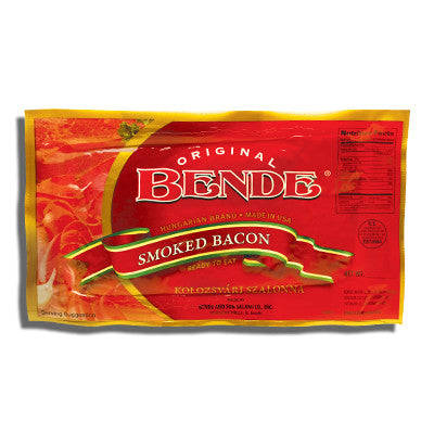 Smoked Bacon, (Bende) approx. 0.85lb - Parthenon Foods