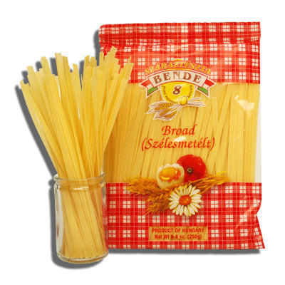 Broad Noodles (Bende) 8.8oz (250g) - Parthenon Foods