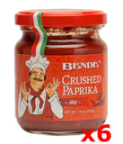 Crushed Paprika, (Like Eros Pista) - Hot (Bende) CASE (6x210g) - Parthenon Foods