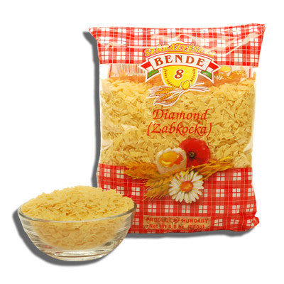 Small Square Noodle Flakes, Diamond (Bende or kelemen) 8.8oz (250g) - Parthenon Foods