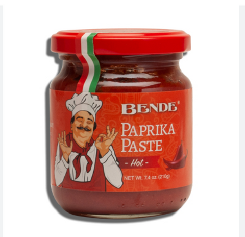Paprika Paste, Hot (Bende) 210g - Parthenon Foods