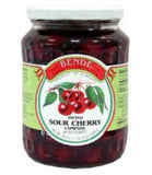 Pitted Sour Cherries Compote (bende) 24oz - Parthenon Foods