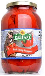Red Roasted Peppers (Biljana) 2500g - Parthenon Foods