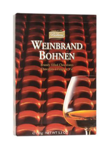 Brandy Filled Chocolates, Weinbrand Bohnen, 5.3 oz - Parthenon Foods