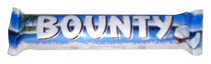 Bounty Milk Chocolate Bar, 57g - Parthenon Foods