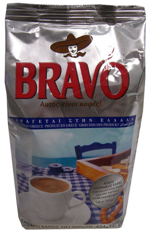 Greek Ground Coffee (bravo) 16oz (454g) - Parthenon Foods