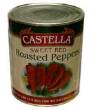 Sweet Red Roasted Peppers (castella) 6.3lb Can - Parthenon Foods
