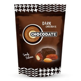 Chocodate with Almond, DARK Bag 100g - Parthenon Foods