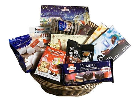 Christmas Gift Basket 12pc - Parthenon Foods