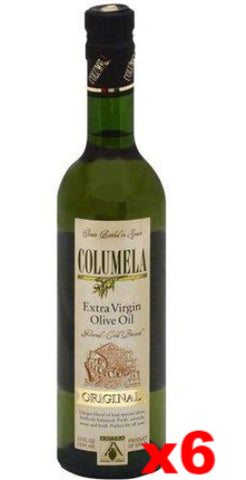 Columela Extra Virgin Olive Oil, CASE (6 x 17 oz (500 ml)) - Parthenon Foods