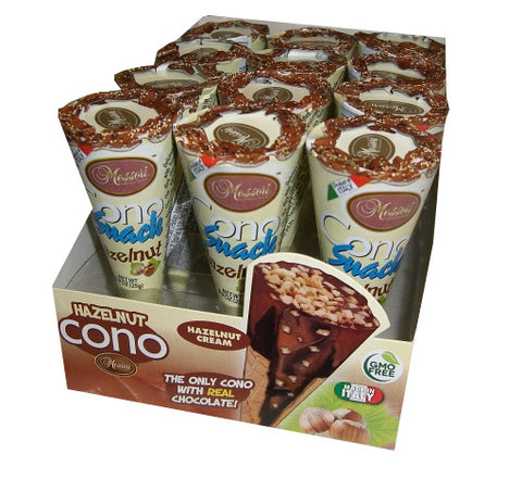Cono Snack Hazelnut Cream (Messori) CASE (12 x 0.9 oz) - Parthenon Foods